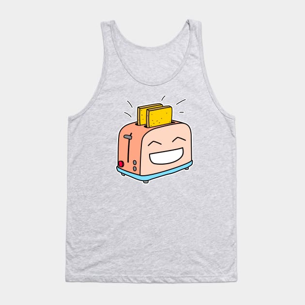 Funny Breakfast toaster Tank Top by hyperactive